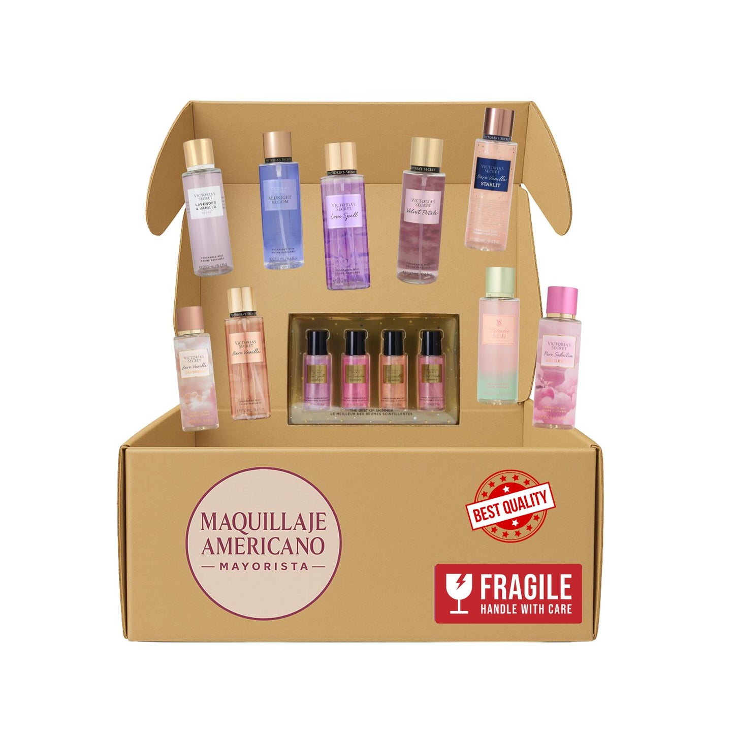 LOTE VICTORIA´S SECRET MIST 10 PIEZAS