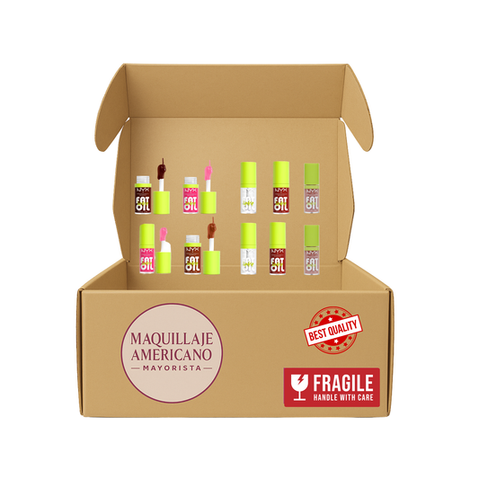 LOTE DE GLOSS FAT OIL BY NYX 10 PIEZAS