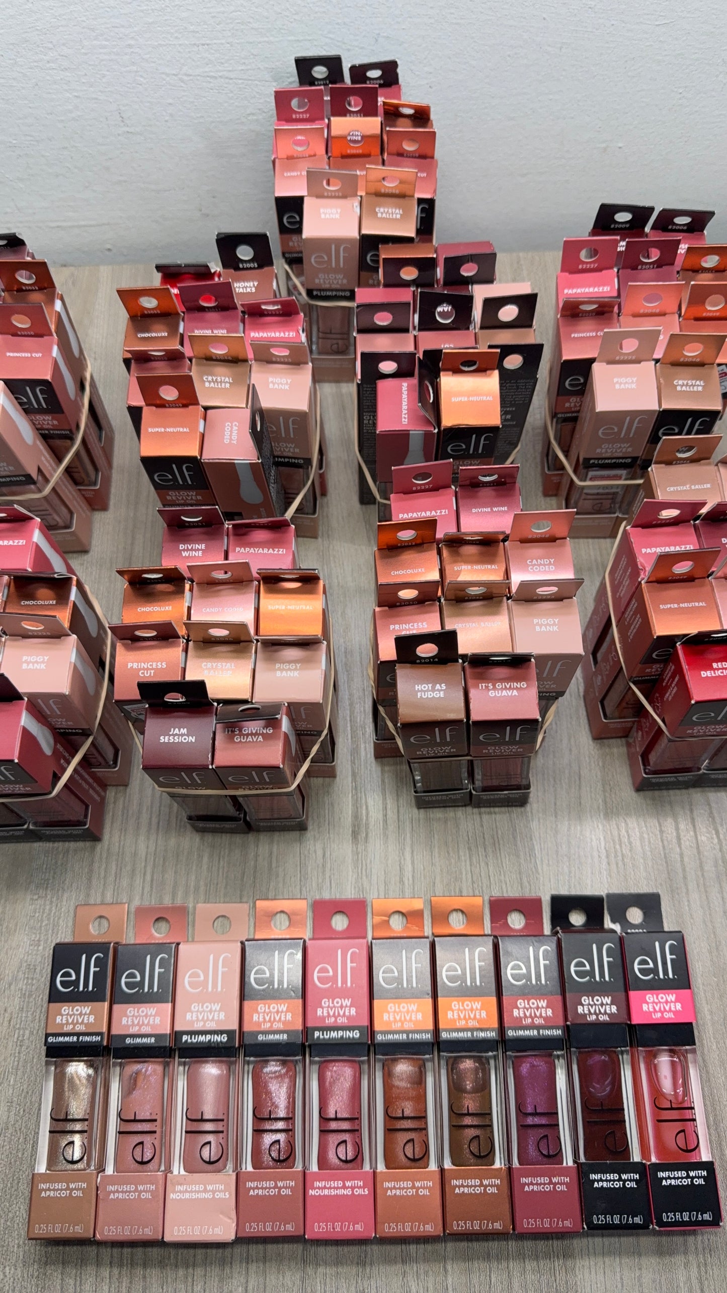 LOTE DE LIP OIL BY ELF 10 PIEZAS