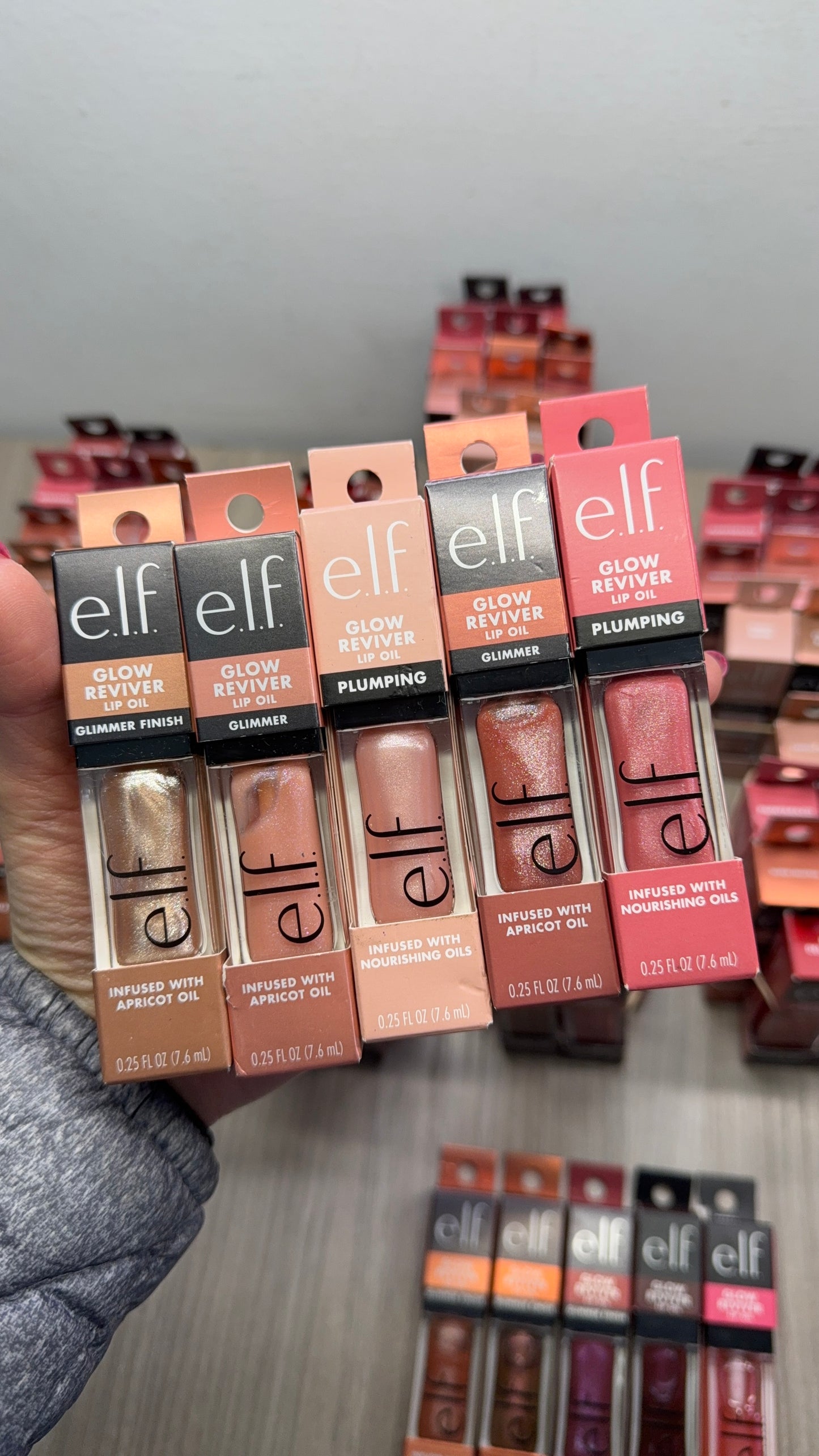 LOTE DE LIP OIL BY ELF 10 PIEZAS